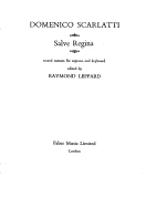 Salve Regina: Sheet