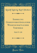 Sammlung Gemeinverstndlicher Wissenschaftlicher Vortrge: Heft 97-120 (Classic Reprint)