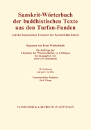 Sanskrit-Worterbuch Der Buddhistischen Texte Aus Den Turfan-Funden. Lieferung 25: Sam-Pad/Su-Sikta (25. Lfg.)