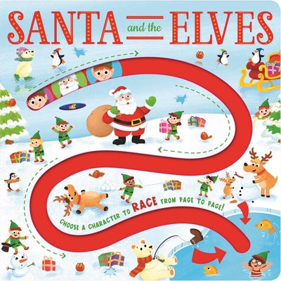 Santa and the Elves Maze Board: Maze Book for Kids - Igloobooks