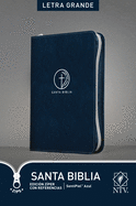 Santa Biblia Ntv, Edicin Zper Con Referencias, Letra Grande (Sentipiel, Azul, Letra Roja)