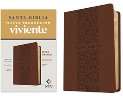 Santa Biblia Ntv, Edici?n Compacta, Letra Grande (Sentipiel, Caf?, Letra Roja)