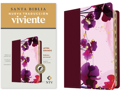 Santa Biblia Ntv, Edici?n Personal, Letra Grande (Sentipiel, Jard?n Morado, ?ndice) - Tyndale (Creator)