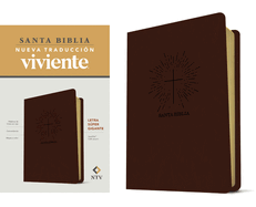 Santa Biblia Ntv, Letra Sper Gigante (Sentipiel, Caf Oscuro, Letra Roja)