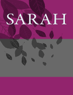 Sarah: Personalized Journals - Write in Books - Blank Books You Can Write in
