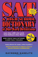 SAT & High School Dictionary of One-Word Definitions