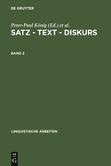 Satz - Text - Diskurs. Band 2