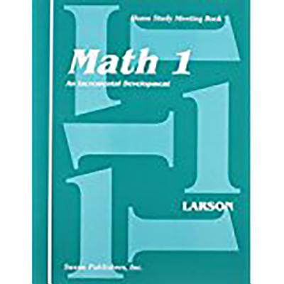 Saxon Math 1 Homeschool: Student's Meeting Book 1st Edition - Saxon Publishers (Prepared for publication by)