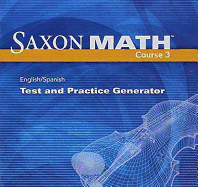 Saxon Math Course 3: Test & Practice Generator CD W/Examview