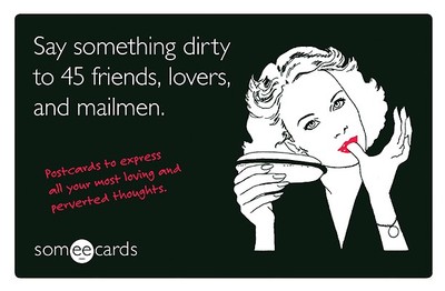 Say Something Dirty to 45 Friends, Lovers, and Mailmen: Postcards to Express All Your Most Loving and Perverted Thoughts - Sterling Innovation (Creator)