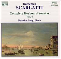 Scarlatti: Complete Keybord Sonatas, Vol. 4 - Beatrice Long (piano)