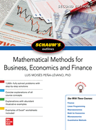 Schaum's Outline of Mathematical Methods for Business, Economics and Finance, Second Edition
