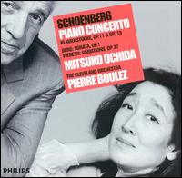 Schoenberg: Piano Concerto; Klavierstcke, Op. 11 & Op. 19; Berg: Sonata, Op. 1; Webern: Variations, Op. 27 - Mitsuko Uchida (piano); Cleveland Orchestra; Pierre Boulez (conductor)