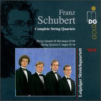 Schubert: Complete String Quartets, Vol. 8 - Andreas Seidel (violin); Ivo Bauer (viola); Leipziger Streichquartett; Leipziger Streichquartett (strings);...
