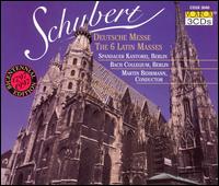 Schubert: Deutsche Messe; The 6 Latin Masses - Alejandro Ramirez (tenor); Berlin Bach Collegium; Bruce Abel (bass); Christian Schlicke (organ); Cornelia Berger (alto);...