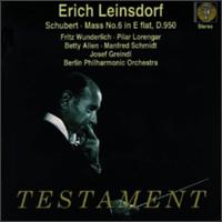 Schubert: Mass, No. 6 In E Flat, D.950, Etc. - Betty Allen (counter tenor); Fritz Wunderlich (tenor); Josef Greindl (bass); Manfred Schmidt (tenor);...