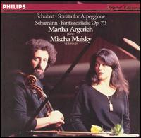 Schubert: Sonata for Arpeggione; Schumann: Fantasiestcke, Op. 73 - Martha Argerich (piano); Mischa Maisky (cello)