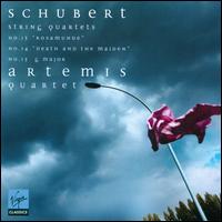 Schubert: String Quartets No. 13 "Rosamunde", No. 14 "Death and the Maiden", No. 15 G major - Artemis Quartett; Eckart Runge (cello); Friedemann Weigle (viola); Gregor Sigl (violin); Natalia Prischepenko (violin)