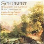 Schubert: String Quintet in C major; Mozart: Divertimento, K. 136 - Aeolian Quartet; Bruno Schrecker (cello)