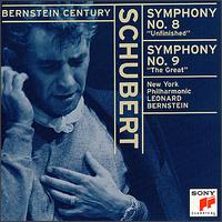 Schubert: Symphonies No. 8 "Unfinished"; Symphony No. 9 "The Great" - New York Philharmonic; Leonard Bernstein (conductor)