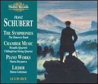 Schubert: The Symphonies; Chamber Music; Piano Works; Lieder - Brandis Quartet; Chilingirian Quartet; Marta Deyanova (piano); Nina Walker (piano); Shura Gehrman (vocals);...