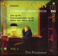 Schumann: Complete Piano Trios, Vol. 1 - Trio Parnassus