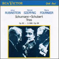 Schumann, Schubert: Trios - Arthur Rubinstein (piano); Henryk Szeryng (violin); Pierre Fournier (cello)