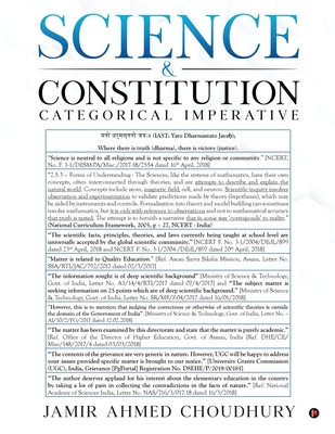 Science and Constitution: Categorical Imperative - Jamir Ahmed Choudhury