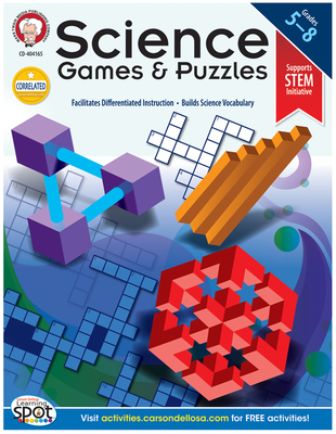 Science Games and Puzzles, Grades 5 - 8 - Cameron, and Craig