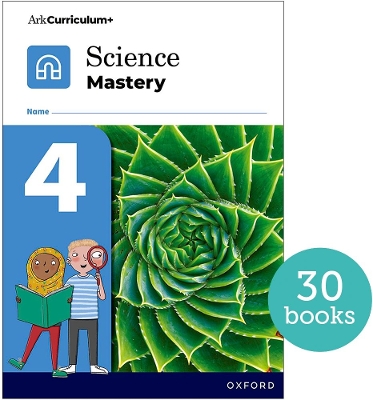 Science Mastery: Science Mastery Pupil Workbook 4 Pack of 30 - 