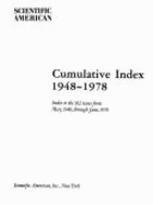 Scientific American Cumulative Index, 1948-1978