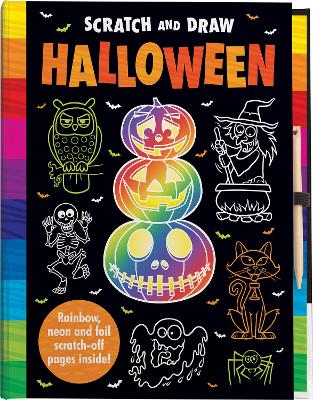 Scratch and Draw Halloween - Scratch Art Activity Book - Over, Arthur