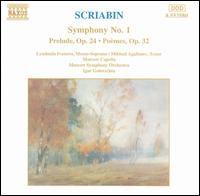 Scriabin: Symphony No. 1, Prelude, Op. 24; Poms, Op. 32 - Lyudmila Ivanova (mezzo-soprano); Mikhail Agafonov (tenor); Moscow Capella (choir, chorus); Moscow Symphony Orchestra;...