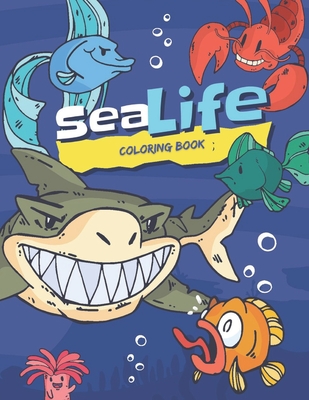 Sea Life Coloring Book: A Coloring Book featuring Over 70 Diverse illustrations Ocean Animals to Color, Activity Book For Kids & Adults - Matrix, Green