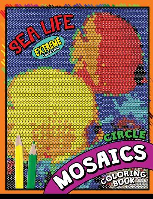 Sea Life Square Mosaics Coloring Book: Colorful Animals Coloring Pages Color by Number Puzzle - Kodomo Publishing