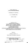 Second Symposium on Shell and Tube Heat Exchangers: Proceedings of a Conference, 14-16 September 1981, Houston, Texas - Apblett, William R. (Editor), and American Society for Metals