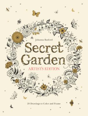 Secret Garden Artist's Edition: 20 Drawings to Color and Frame - Basford, Johanna