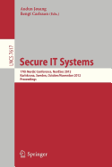 Secure It Systems: 17th Nordic Conference, Nordsec 2012, Karlskrona, Sweden, October 31 -- November 2, 2012, Proceedings