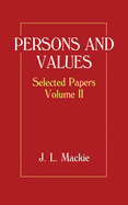 Selected Papers: Volume II: Persons and Values