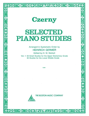 Selected Piano Studies - Volume 1 - Czerny, Carl (Composer)