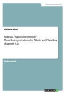 Seneca, "Apocolocyntosis" - Einzelinterpretation der N?nie auf Claudius (Kapitel 12)