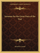 Sermons for the Great Days of the Year