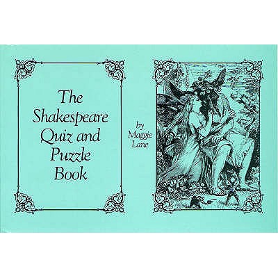 Shakespeare Quiz and Puzzle Book - Lane, Maggie
