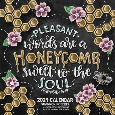 Shannon Roberts' Chalk Art Scripture 2024 Wall Calendar - Roberts, Shannon