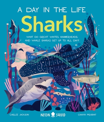 Sharks (a Day in the Life): What Do Great Whites, Hammerheads, and Whale Sharks Get Up to All Day? - Jackson, Carlee, and Neon Squid
