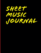 Sheet Music Journal: 100 Page Music Staff Paper with 12 Staves Per Sheet, 8.5 X 11 Music Diary