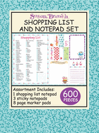Shopping List and Notepad Set