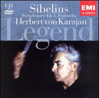 Sibelius: Finlandia; Symphonies Nos. 4 & 5 - Philharmonia Orchestra; Herbert von Karajan (conductor)