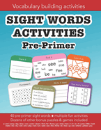 Sight Words Pre-primer vocabulary building activities: Education resources by Bounce Learning Kids