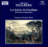 Sigismond Thalberg: Les Soires de Pausilippe - Francesco Nicolosi (piano)